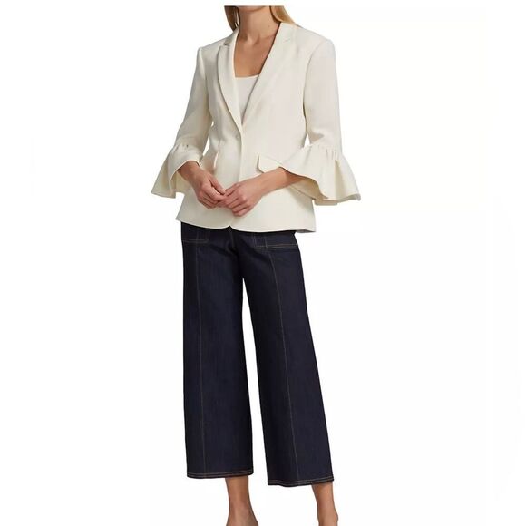 Cinq à Sept Madeline Bell-Sleeve Blazer size 2 - Picture 5 of 14